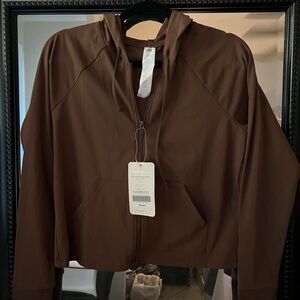 Fabletics cropped zip up jacket